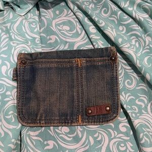 American Eagle Denim Snap Wallet
